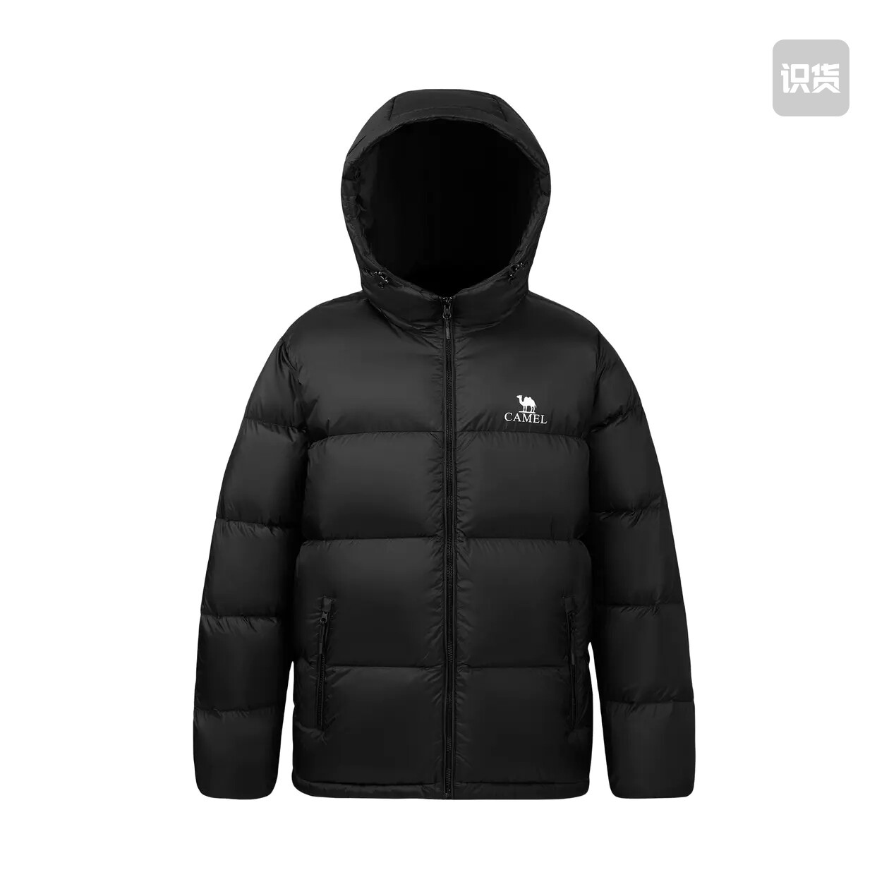 火山系列 高蓬保暖短款加厚连帽长袖白鸭绒 羽绒服 M13CR07089