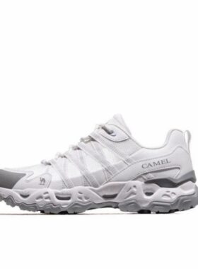 CAMEL骆驼 青岩 透网版 透气 低帮 登山鞋 女款F24B693074 sw仓
