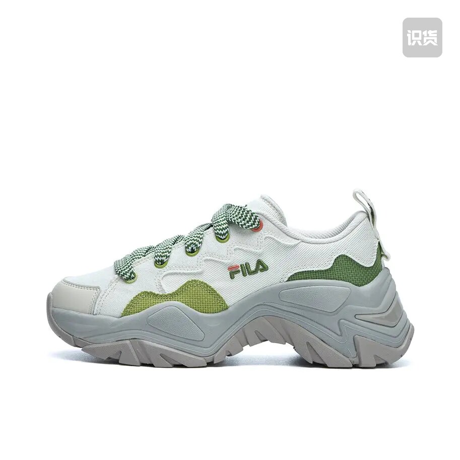 FILA/斐乐 Sofia Canvas 跑鞋 白色/紫色F12W321304F-VE山东ls仓