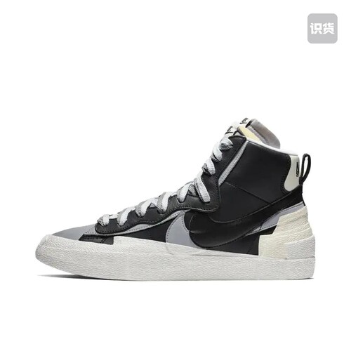 Nike Blazer 板鞋 经典 Sacai联名/黑灰 BV0072-002山东ls仓