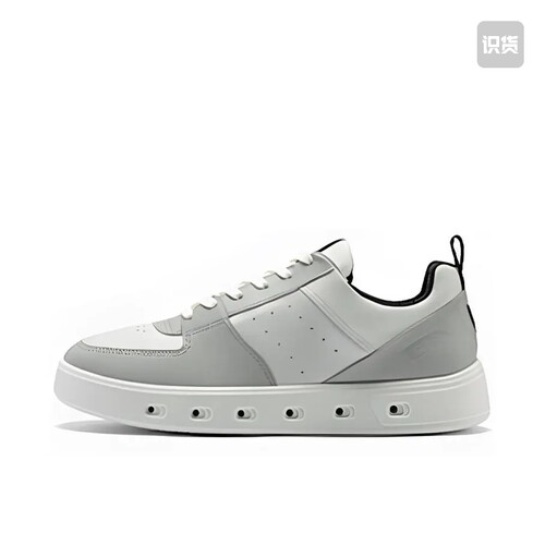 ECCO/爱步 街头720 牛皮 白色/水泥灰52081454301山东ls仓