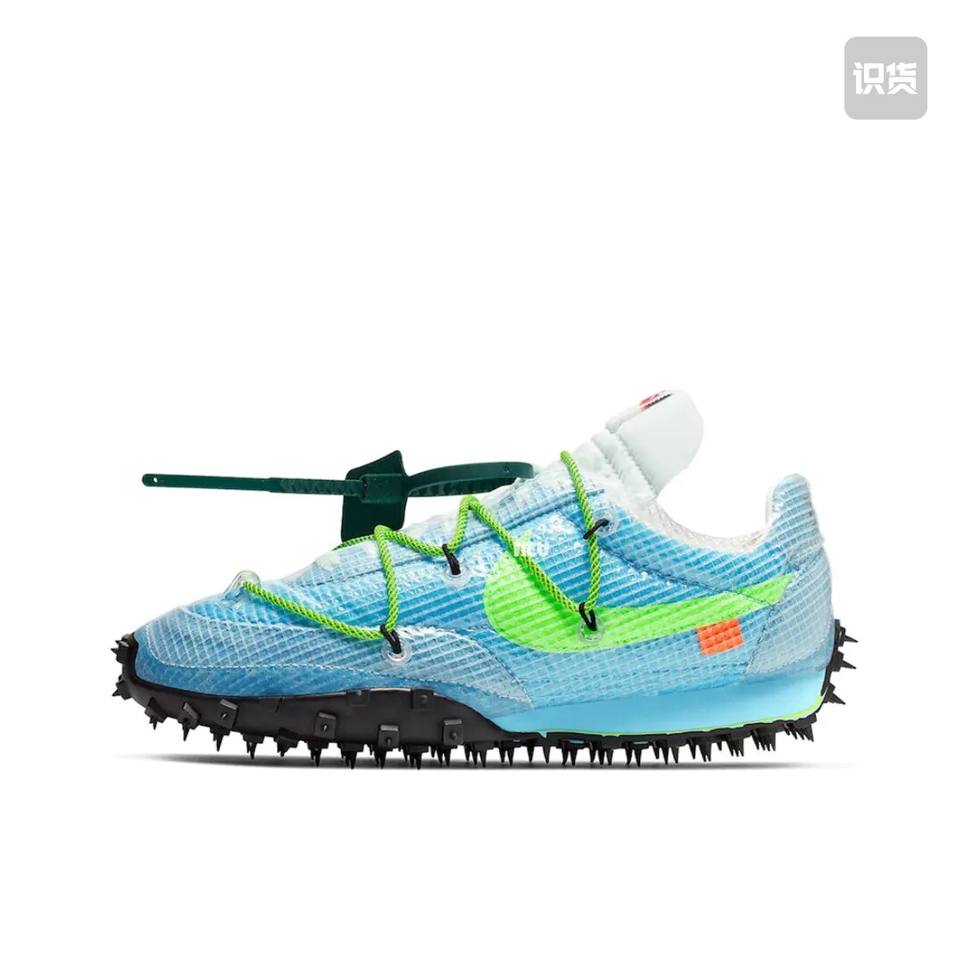 Nike Waffle Racer 跑鞋 Off-White联名/蓝黑CD8180-400山东ls仓