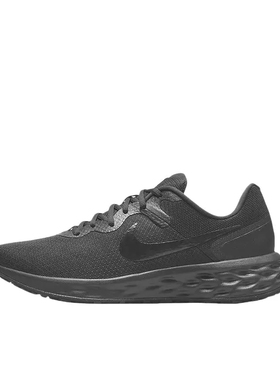 Nike Revolution 6 跑鞋 减震网面透气 黑色DC3728-001山东ls仓