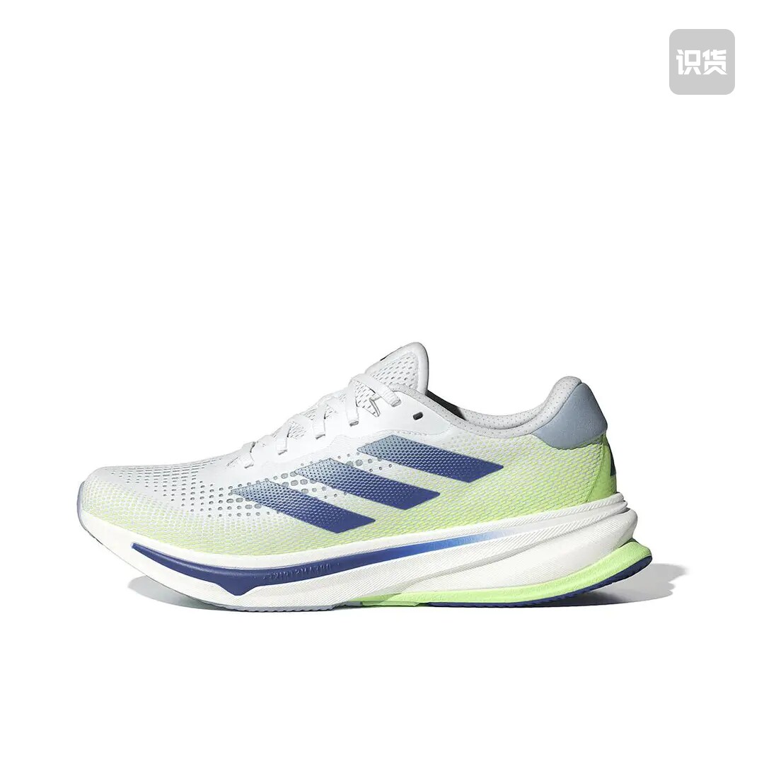 adidas Supernova Rise 跑鞋 减震 白色/浅绿色IF3015山东ls仓