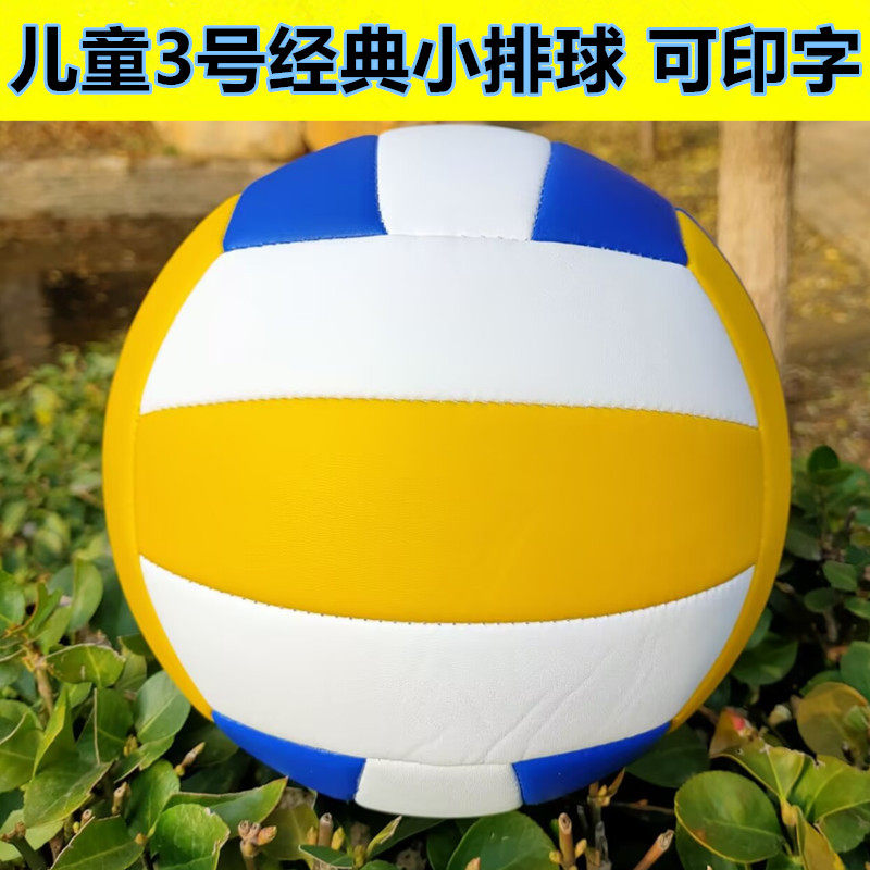 儿童小排球3号儿童排球幼儿园小宝宝专用排球吸汗高档排球可印字