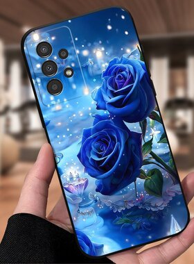 SamsungS26ultra适用23plus三星S25FE手机壳24+22加21u玫瑰A56花55女54男case电话20超好看15苹果17外16软i14