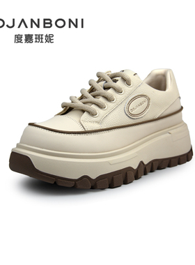 度嘉班妮运动休闲鞋2024春季新款圆头平底舒适女鞋商场同款33303