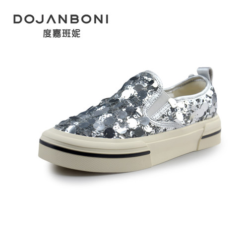 度嘉班妮板鞋时尚珠片