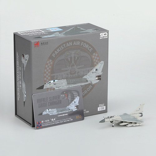 SQ 1/200 歼10CE 巴基斯坦 空优灰涂装 J10-200-002合金成品模型