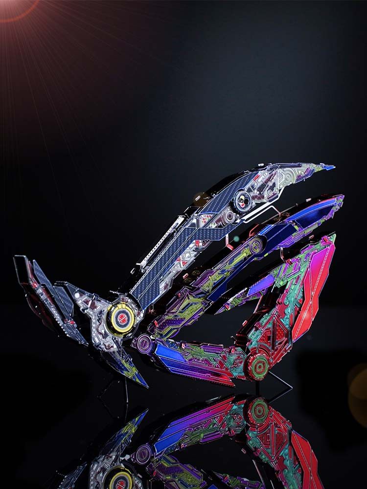 钢魔像rog败家之眼铁艺金属摆件 玩家国度 3d立体拼图diy拼装模型