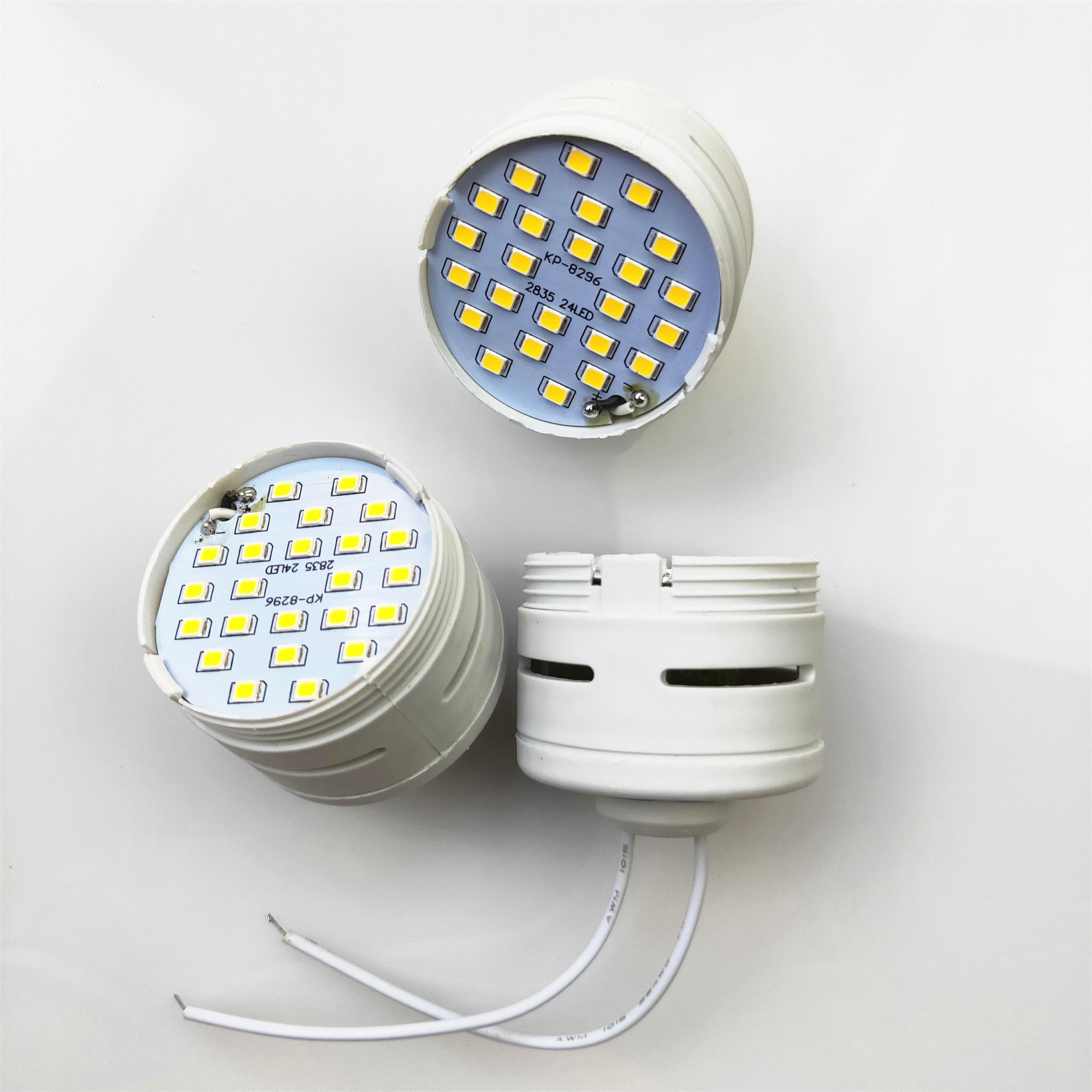 带线式插针式LED灯杯G5.3插针LED筒灯220V5W暖光白光LED天花顶灯