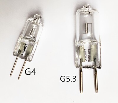 水晶灯插泡GY6.35G4 12V10W20W35W50W卤素灯泡 插针灯泡细针