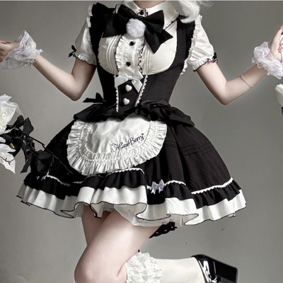 【二团定金】浆果执事山楂浆果Lolita十周年女仆托胸鱼骨显瘦狗短