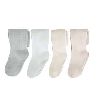 女童打底裤夏季薄款纯棉网眼透气宝宝连体丝袜夏天防蚊儿童连裤袜