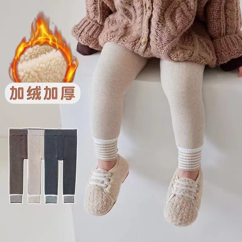 婴儿打底裤冬季加绒加厚女童外穿九分长裤子秋冬款儿童宝宝连裤袜,童装/婴儿装/亲子装,儿童袜子(0-16岁),淘宝优惠券,粉丝福利购,淘宝优惠卷