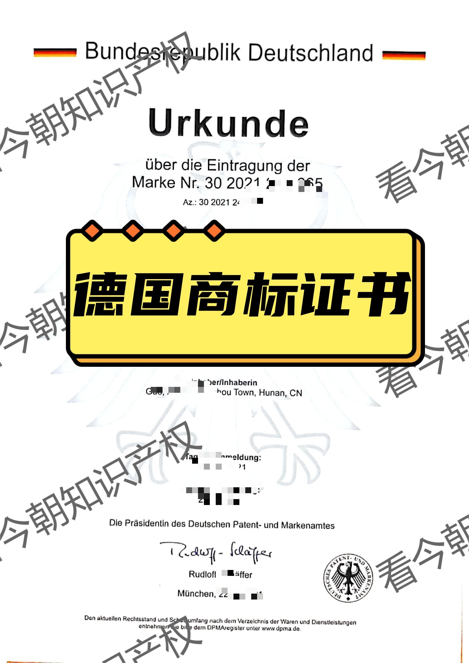 德国商标注册（包三类）/国际商标注册