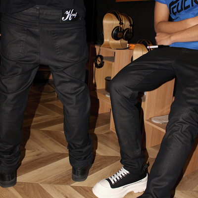 KCUF 修身腊面牛仔裤 腊面涂层 修身美式版型牛仔裤