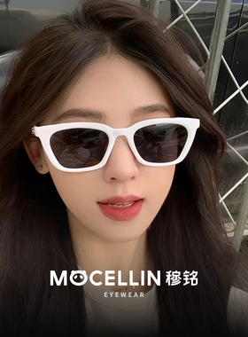 穆铭2025新款猫眼墨镜显脸小颧骨