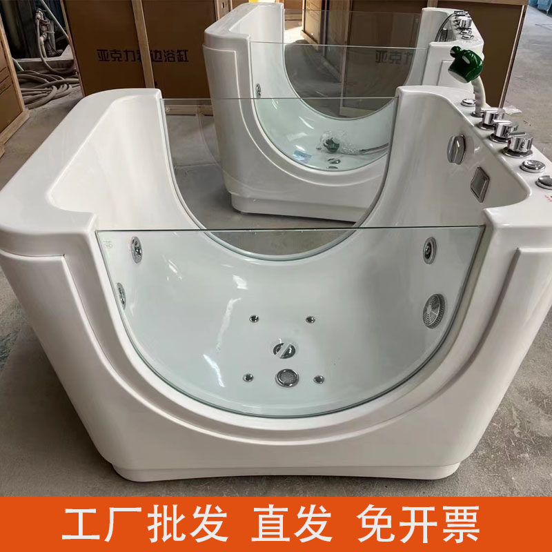 婴儿童宝宝游泳池商用母婴店游泳馆设备大型亚克力恒温加热澡盆缸