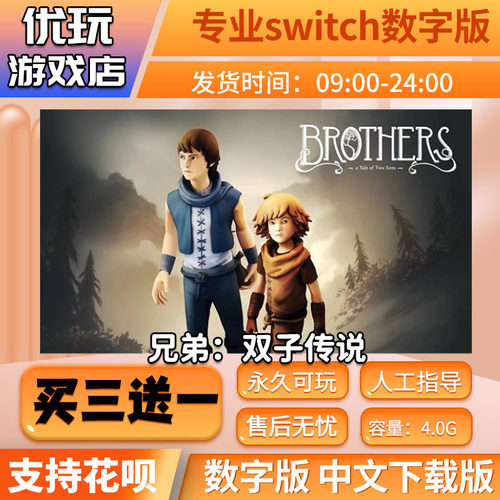 兄弟双子传说switch买三送一