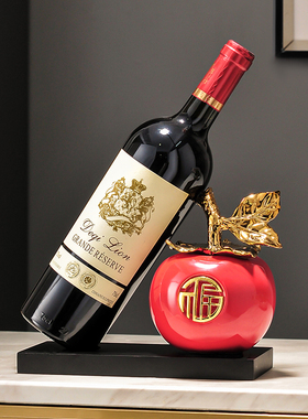 新中式电视餐柜酒柜装饰品葡萄酒架红酒架摆件轻奢高档高端大气