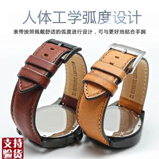 FS5088FS5380天美时快拆20 适配原厂Fossile化石意大利真皮表带男