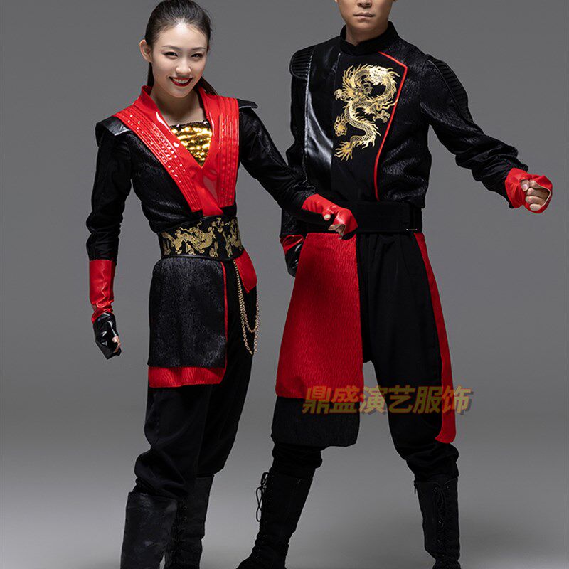 舞蹈服装一曲东j方演出服现代舞爵士风格国风舞台演出表演服伴舞