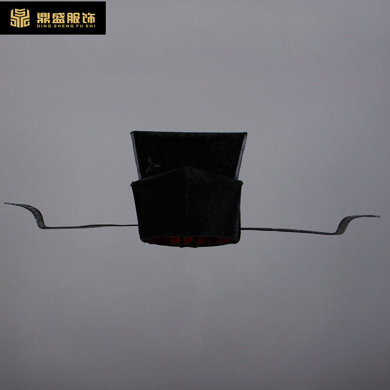 包公黑相纱戏剧k戏曲用品京剧摄影舞蹈古装包青天包拯头饰帽子