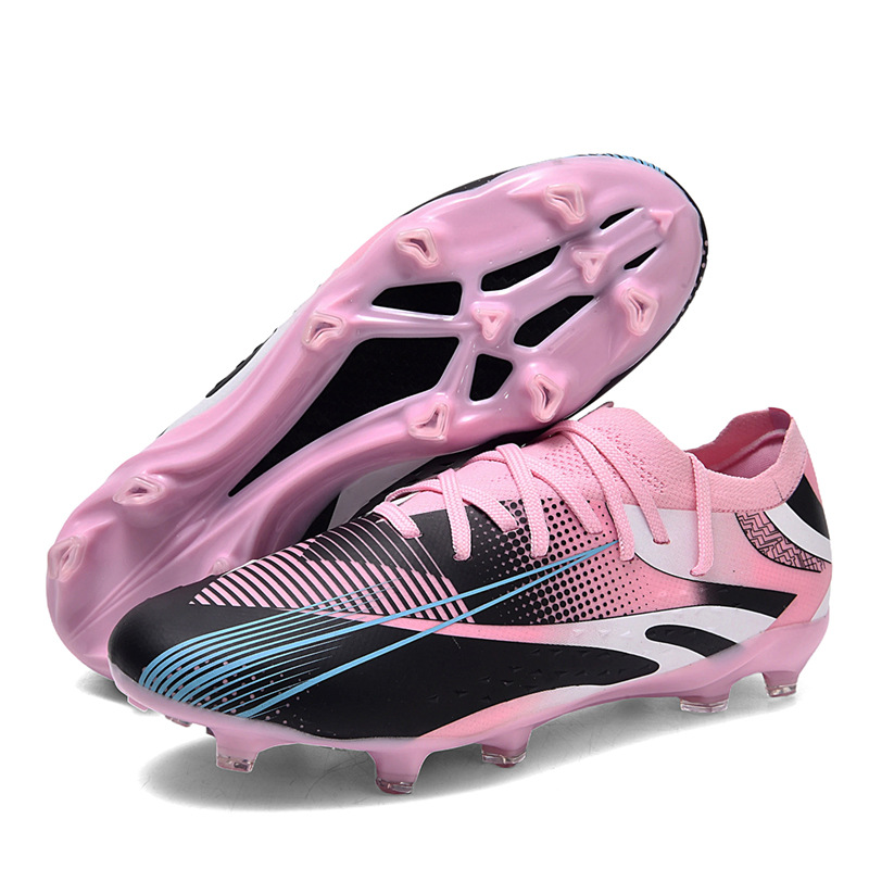 2025款低帮长碎钉soccer shoes青少年中小学生男女训练运动足球鞋