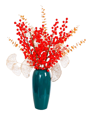 发财果花瓶摆件客厅插花