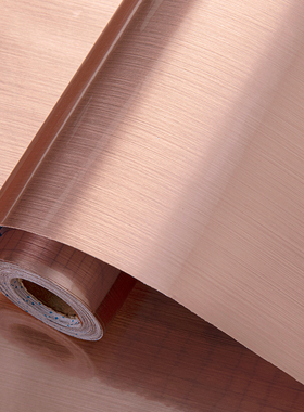 拉丝金属膜贴纸不锈钢改色翻新冰箱贴特厚电梯门贴膜自粘高级装饰