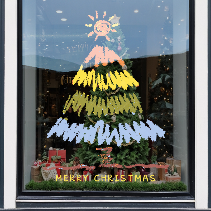 15年老品牌-高品质-圣诞节窗花