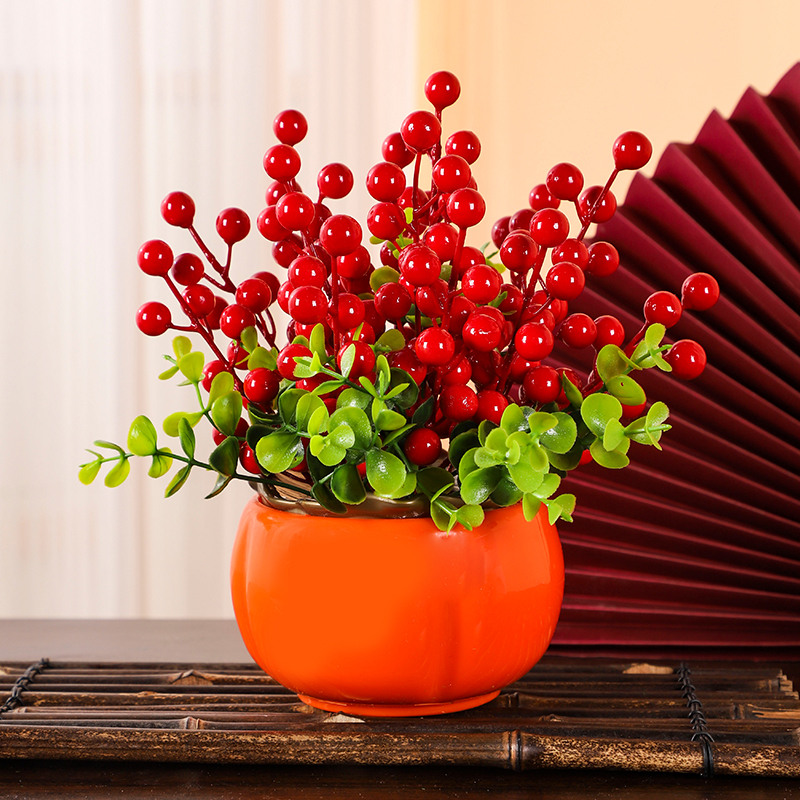 16年老品牌-高品质-新年插花摆件