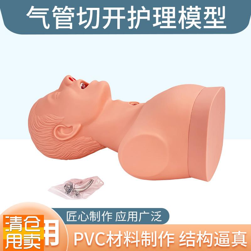 高级成人气管切开护理模型吸痰练习培训模型医学用气Z管护理教学