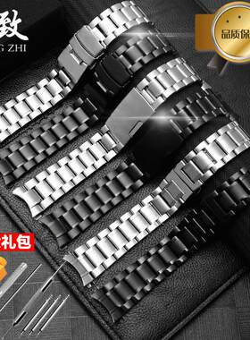 正品适配卡西欧EDIFICEEFV-540500EFS-S510EFB-650不锈钢表带22mm