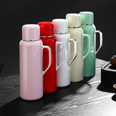 麦卡伦传家壶焖茶壶316不锈钢保温壶大容量中式 纯色水壶定制送礼