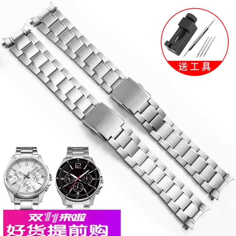 YOPO精钢表带适配卡西欧MTP-1375 EFV-540 500 EFS-S510 EFB-650