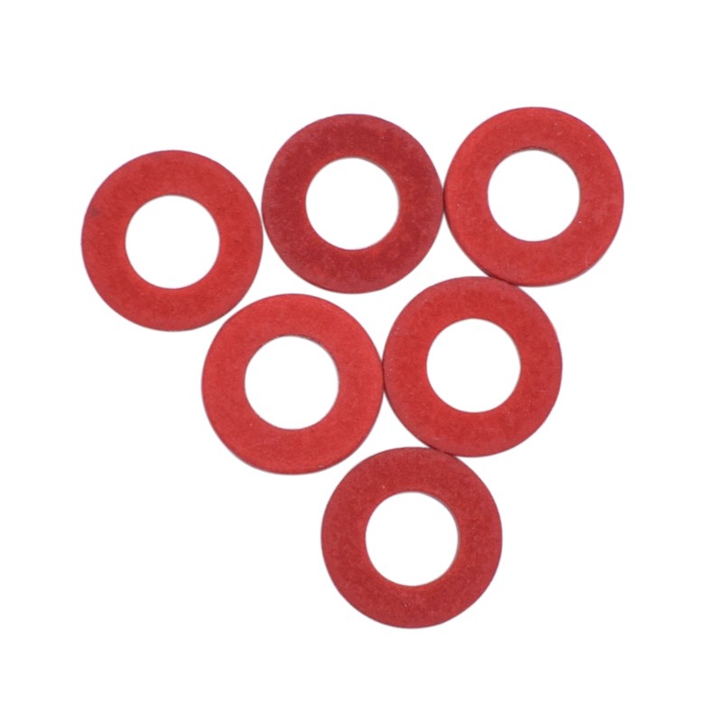 绝缘垫圈带孔 圆形红钢纸平垫 快y巴红介子M2 M2.5 M3螺丝红纸垫