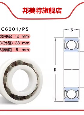 瑞典BMD进口塑料轴承 AC6000 6001 6002 6003 6004 6005 608 6007
