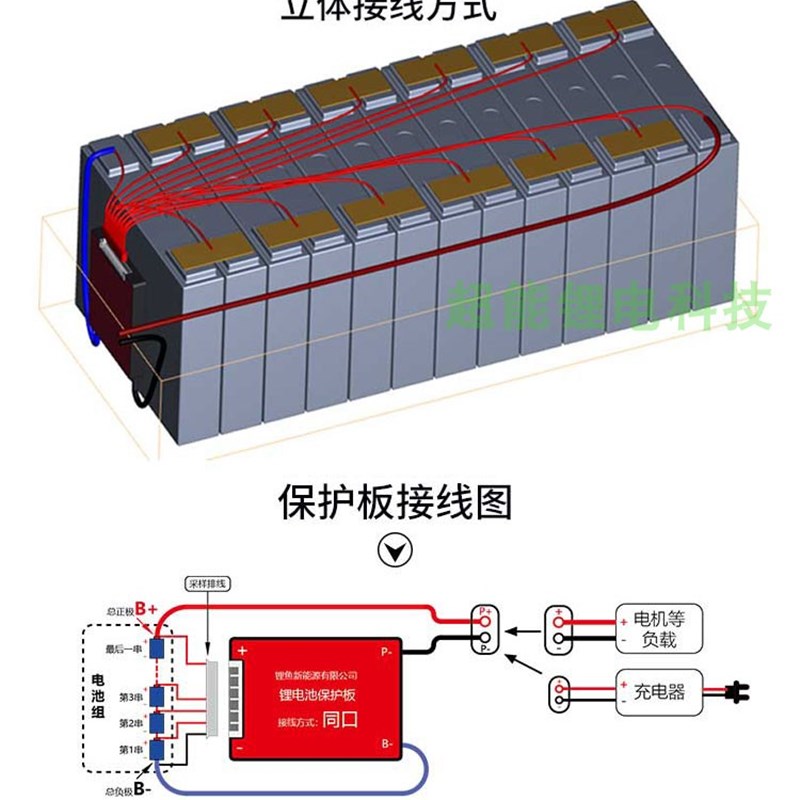 20串72V锂电池保护板聚合物64V磷酸铁锂60伏均衡电动三轮车电BMS