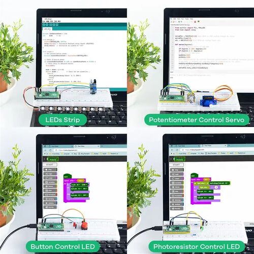 兼容树莓派Raspberry Pi PICO RP2040开发板套件 microPython编程