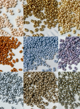 （清）日本进口米珠MGB花生珠葫芦珠手工串珠diy材料配件散珠饰品