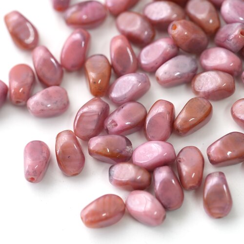 （2颗）进口捷克珠5*6mm松子珠手工串珠diy材料配件散珠饰品