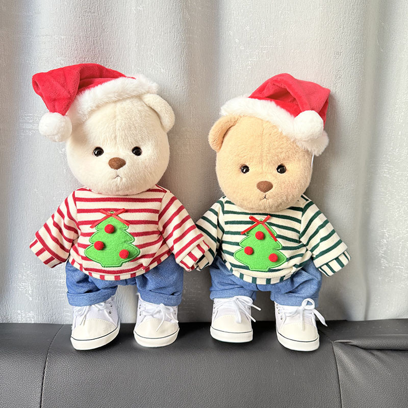 丽娜熊30cm中号圣诞节衣服