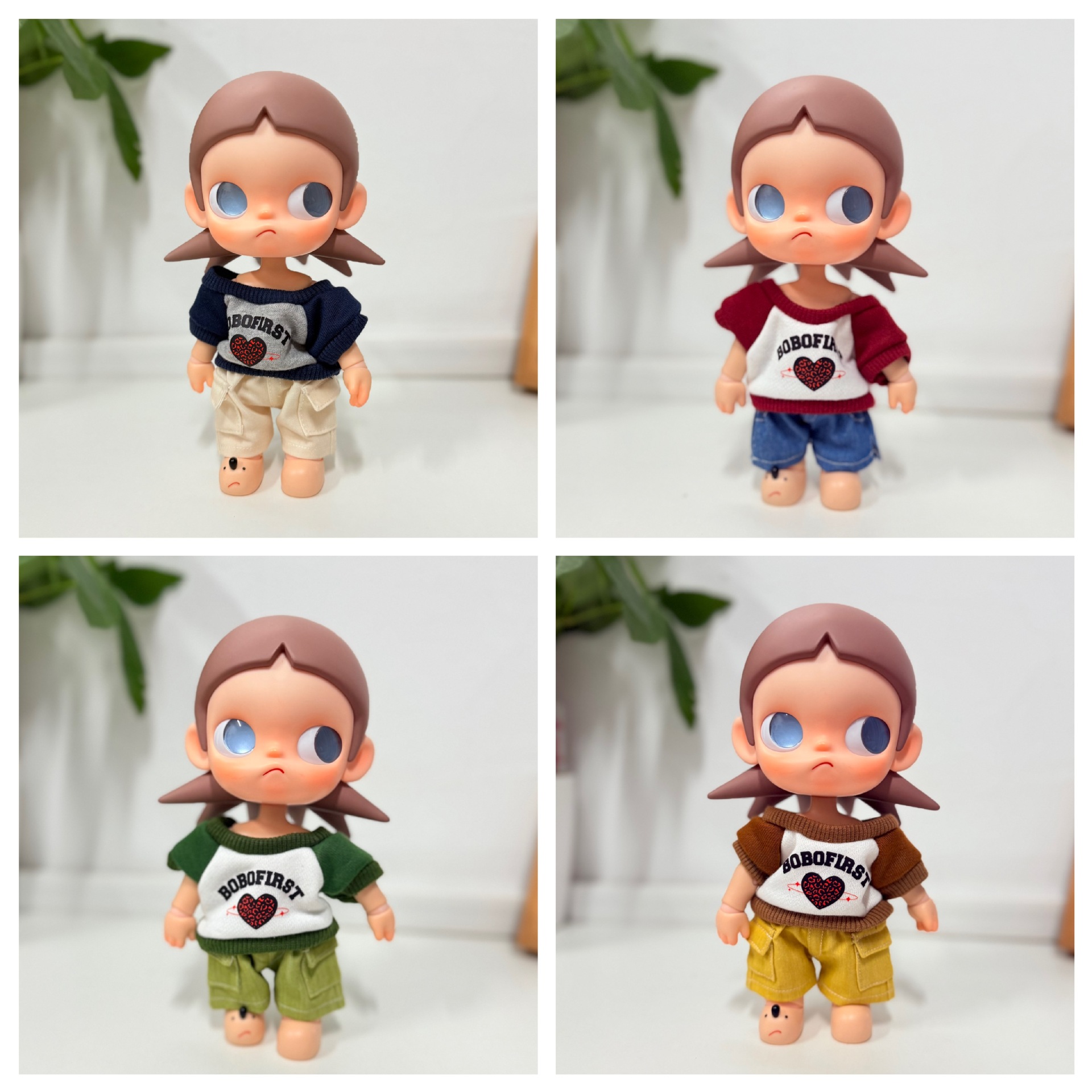 嘎子姐20cm娃衣换装着替上衣短裤