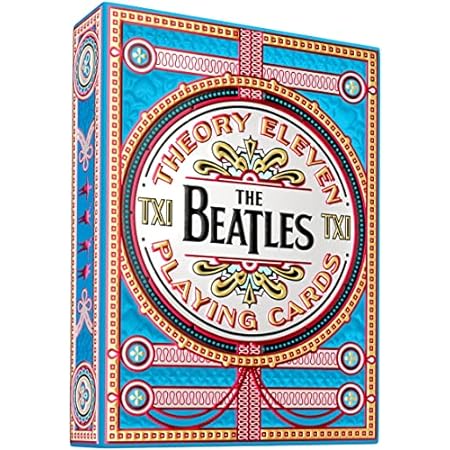 theory11 The Beatles Premium Playing Cards - Blue Deck Of
