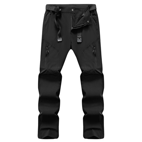 日本品质夏季户外速干裤男女薄款冲锋裤透气弹力宽松防晒大码耐磨