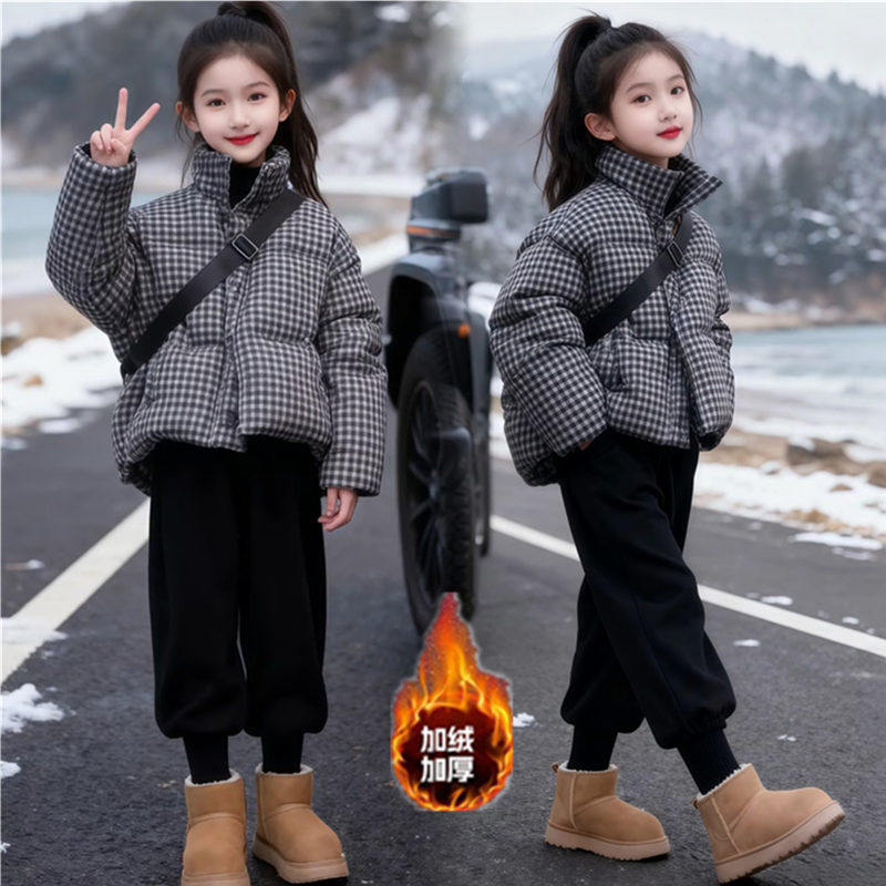 女童加绒裤子秋冬2025新款儿童冬季一体绒运动裤女孩大童加厚卫裤,童装/婴儿装/亲子装,裤子,淘宝优惠券,粉丝福利购,淘宝优惠卷