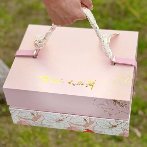 浅粉色鲜炖即食燕窝礼品