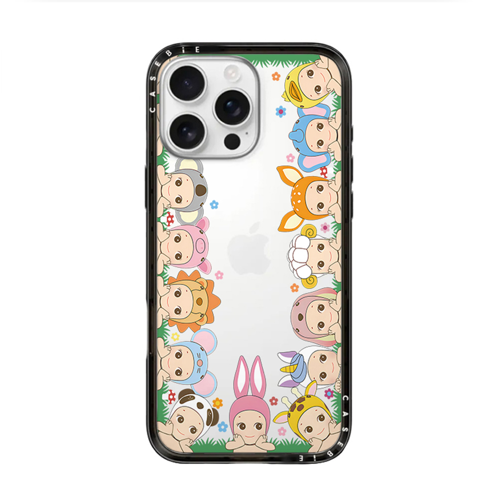 CASE联名环绕天使宝宝苹果16pro适用于iPhone15promax手机壳14plus新壳体13卡通可爱磁吸防摔透明版女casebie